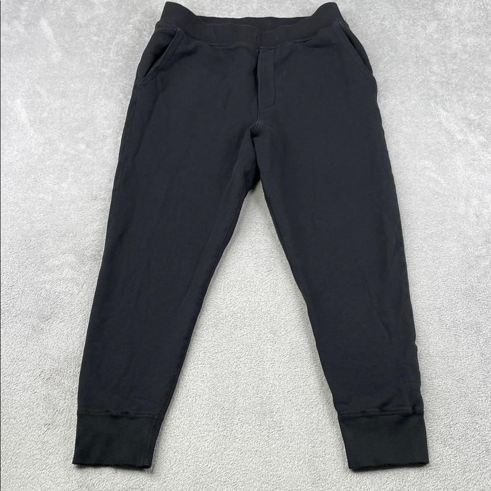 Nili Lotan S 100% Cotton Black Jogger Sweatpants Made in USA